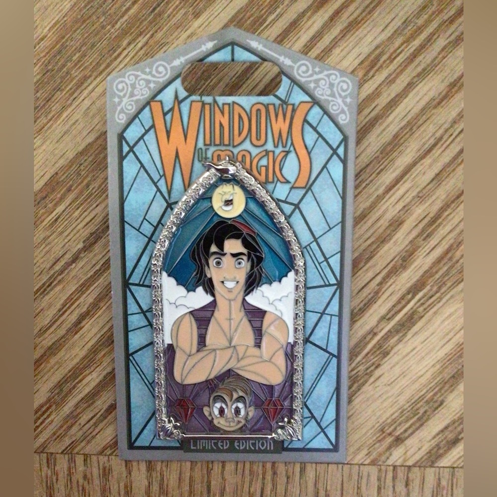 Disney Windows of Magic Aladdin and Abu Pin